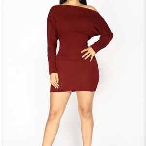Maroon Sweater/Dress